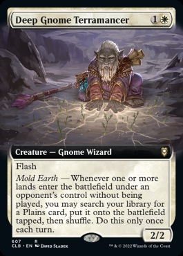 🔥 Deep Gnome Terramancer Commander Legends- Battle for Baldur's Gate Bordless